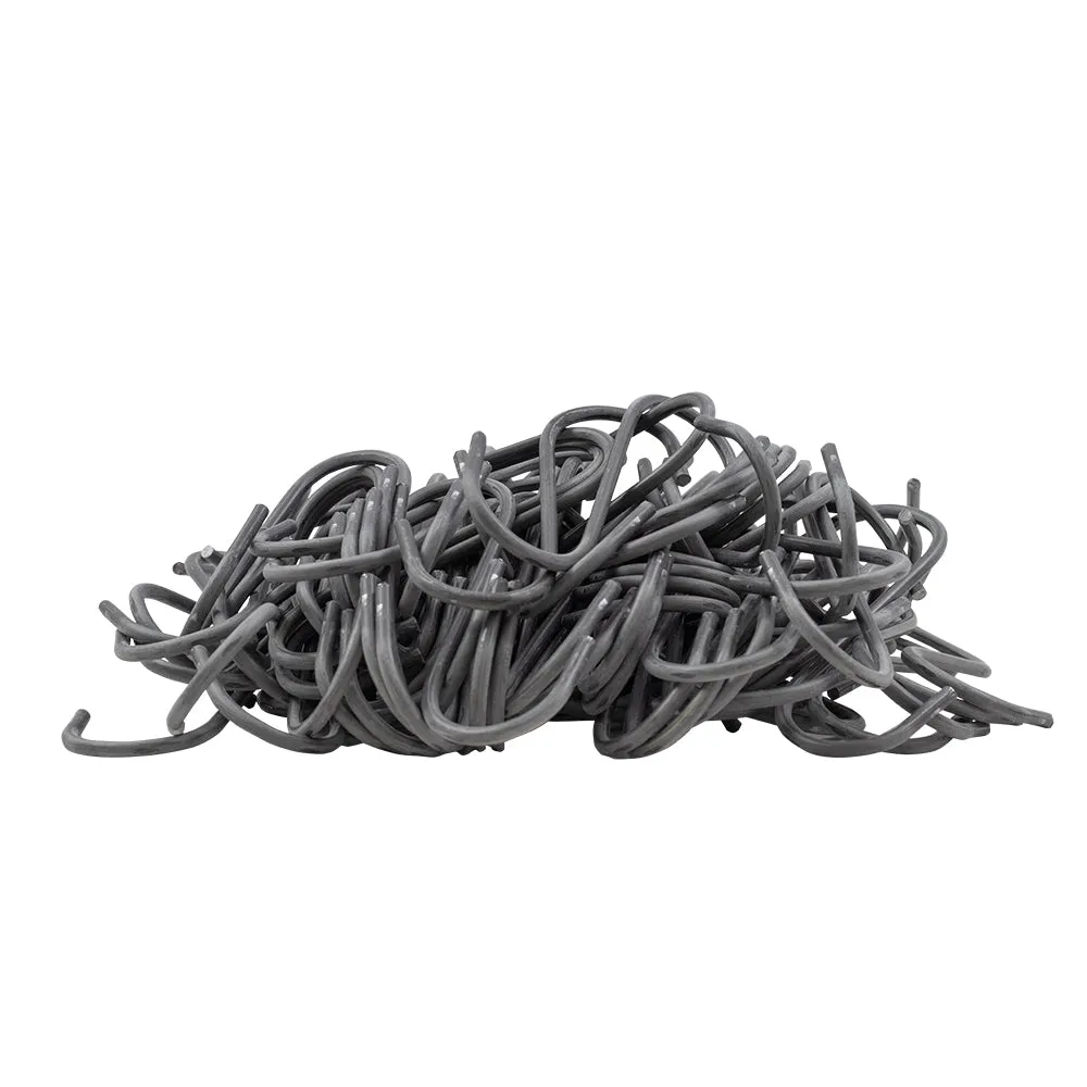 100 Pc Box 5" Steel Storage S Hooks for Warehouse Retail Garage Industrial