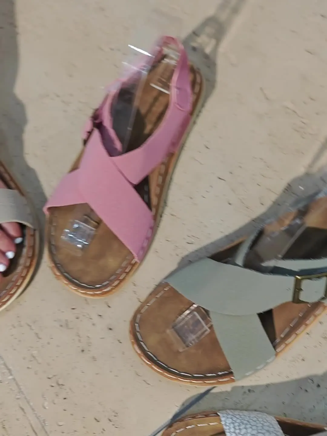 Ankle Strap Flat Sandals  Casual Open Toe Summer Footwear