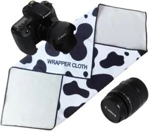 Anti-scratch Camera Wrap Protective Magic Lens Wrapper for DSLR/Camera Lens/Laptop/Phone/Accessories/Ipad. (13.8" x 13.8")