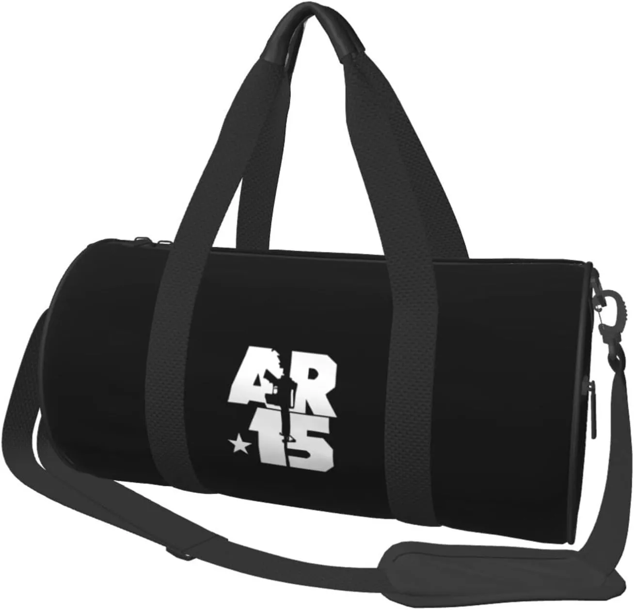 AR-15 Convertible Garment Bag with Shoulder Strap, Carry on Garment Duffel Bag for Men Women - Rolling Foldable for Travel Luggage Bags (Black)