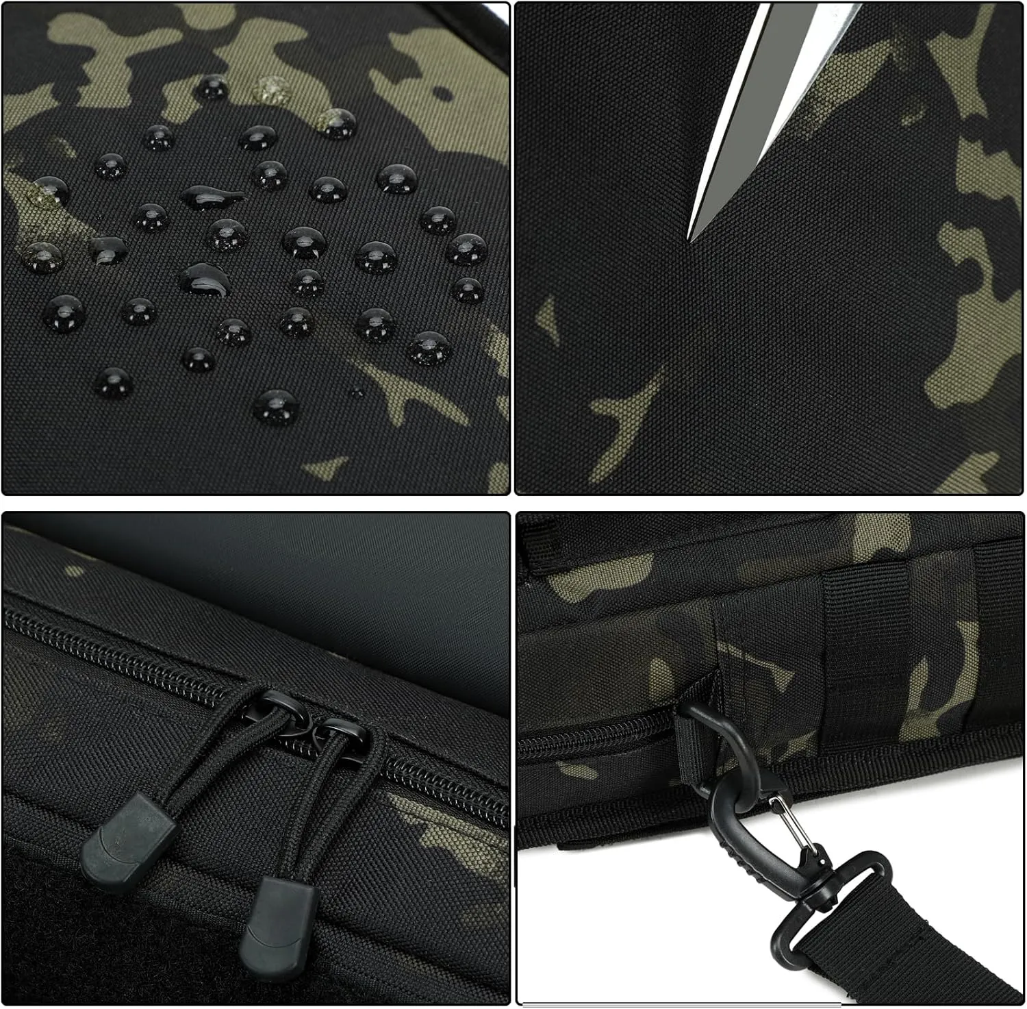 ArcEnCiel 12.9-14 Inch Laptop Tactical Messenger Bag Men MOLLE Sling Pack Briefcase Gear Handbags Utility Carry Satchel