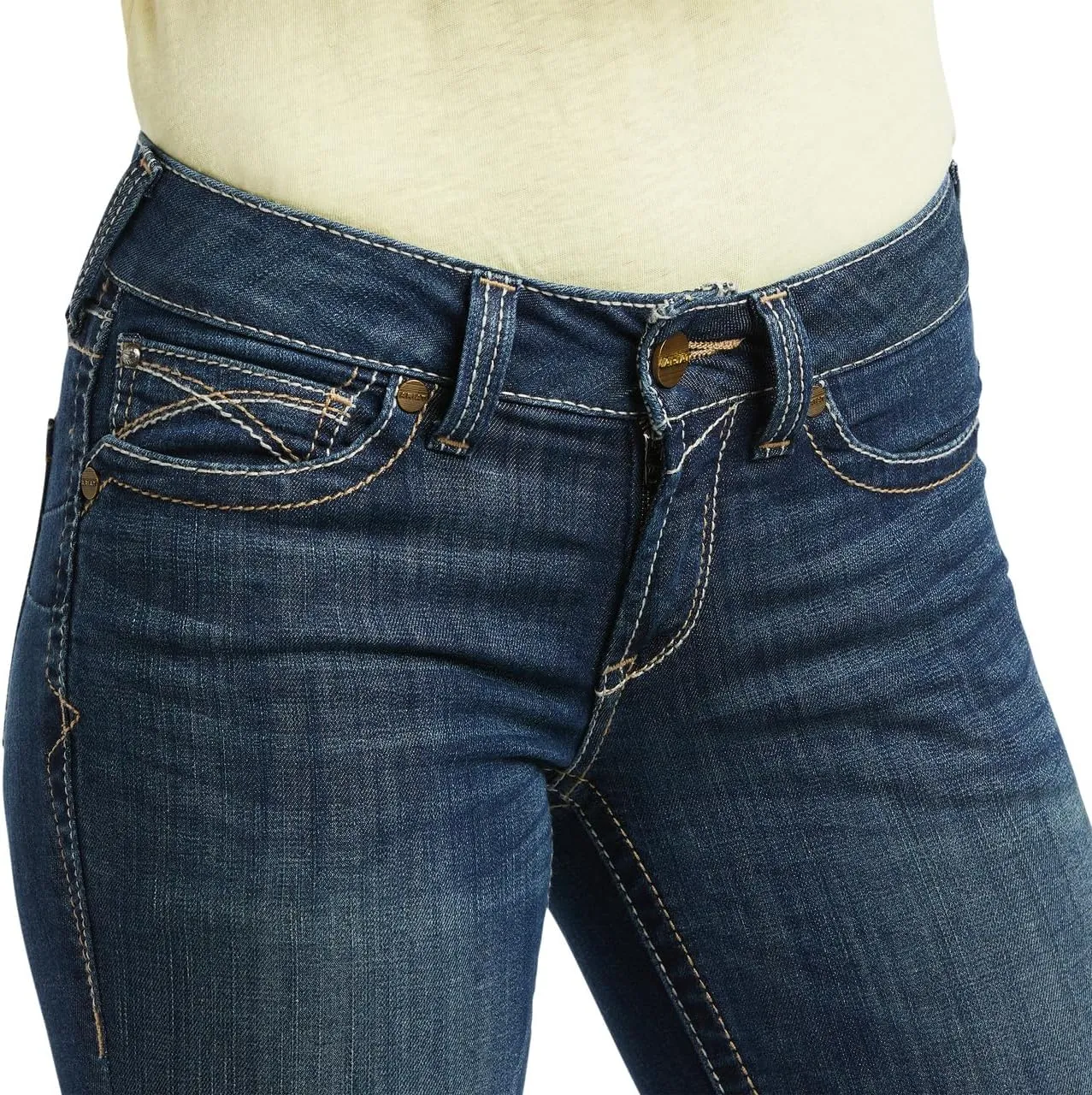 ARIAT Women's R.e.a.l. Mid Rise Corinne Boot Cut Jean