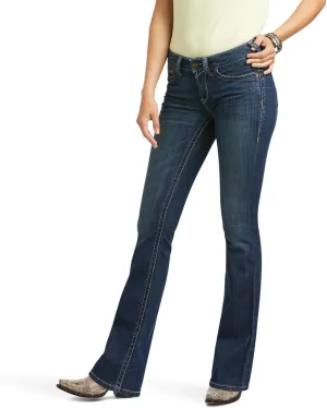 ARIAT Women's R.e.a.l. Mid Rise Corinne Boot Cut Jean