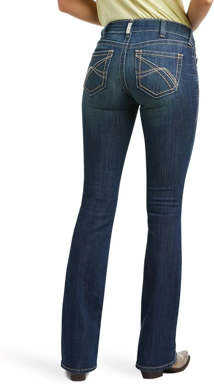 ARIAT Women's R.e.a.l. Mid Rise Corinne Boot Cut Jean