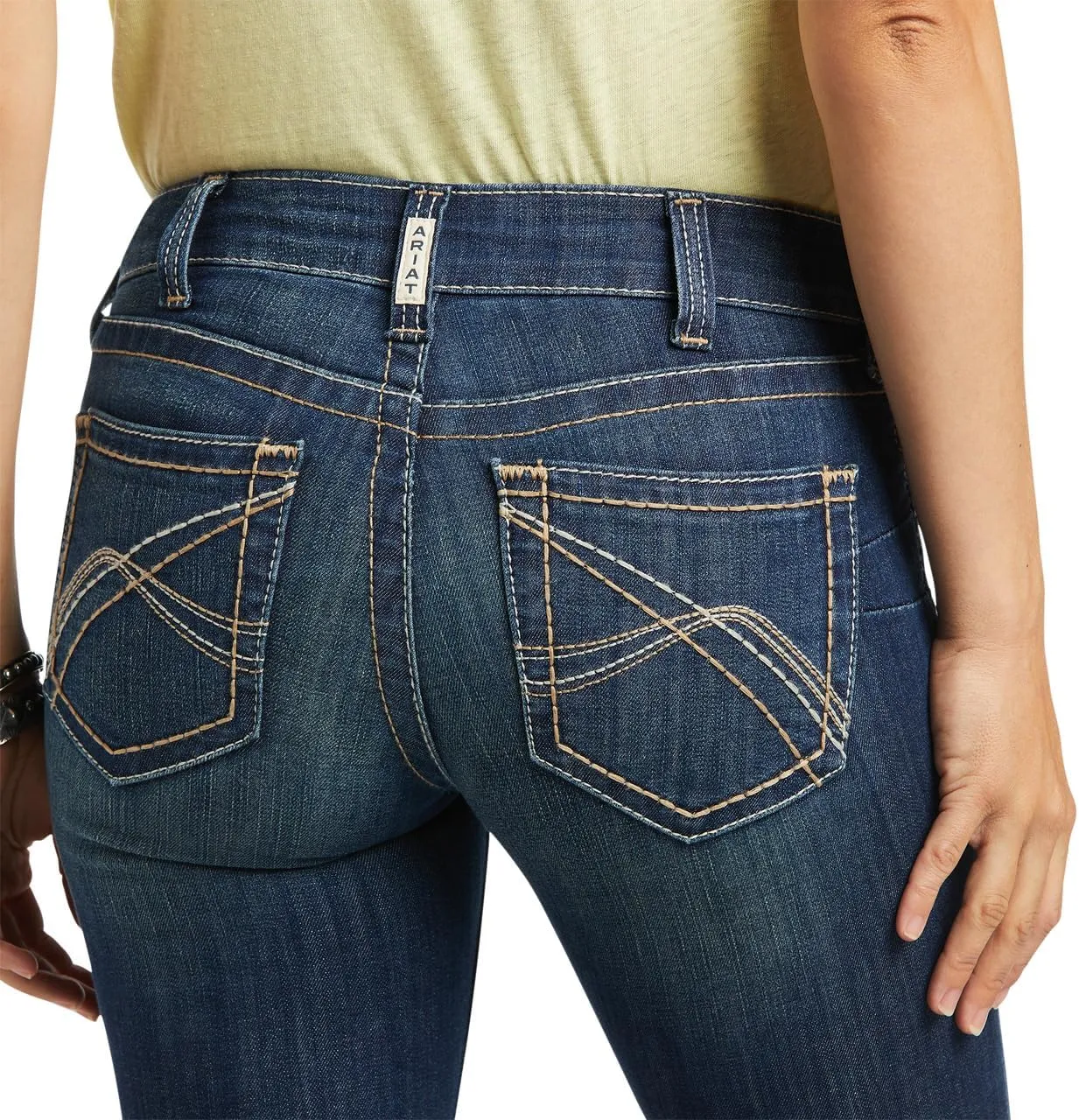 ARIAT Women's R.e.a.l. Mid Rise Corinne Boot Cut Jean