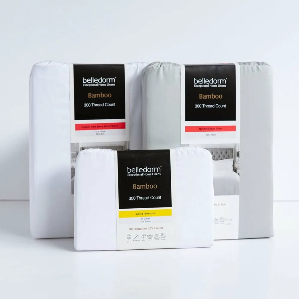 Belledorm 300TC Bamboo Sheets - Platinum