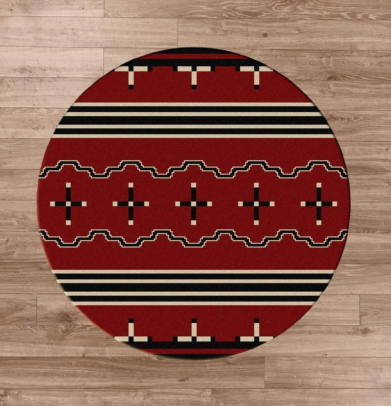 Big Chief Red Area Rugs