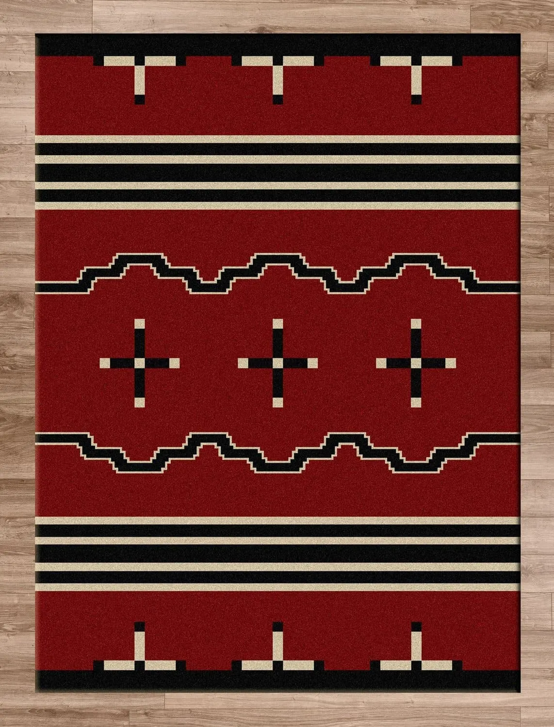 Big Chief Red Area Rugs