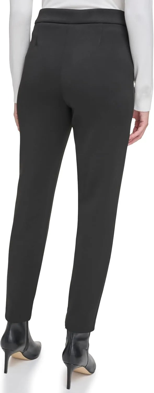 Calvin Klein Women's Straight Leg Zipper Pocket Pant