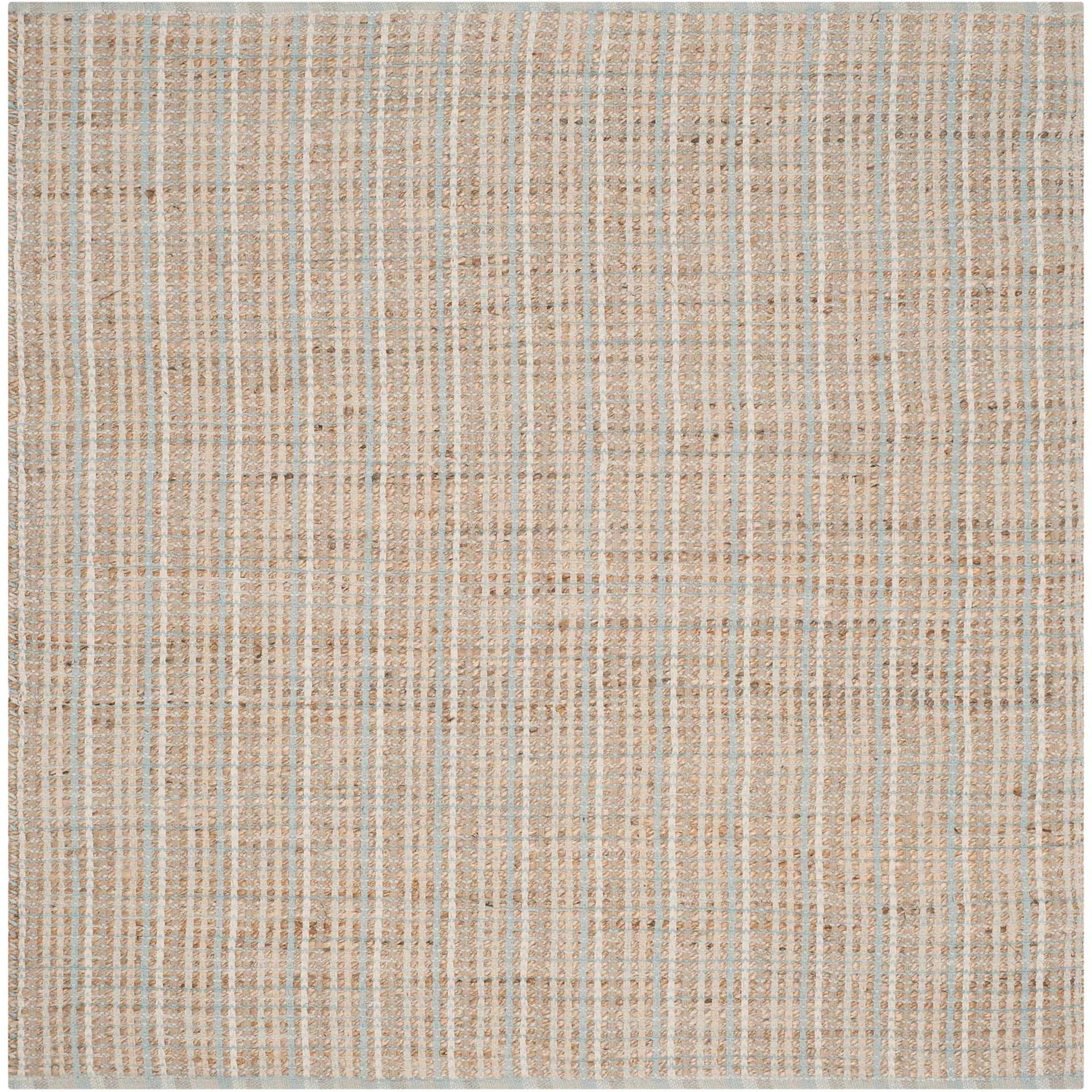 Cape Cod Natural/Light Blue Area Rug