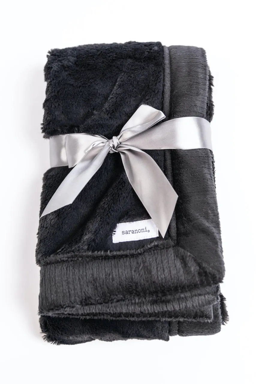 Charcoal Lush Blanket