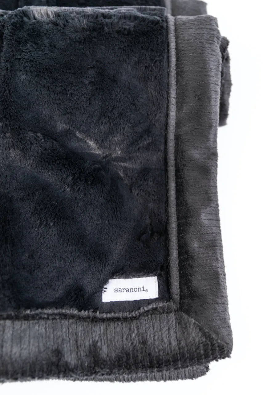 Charcoal Lush Blanket