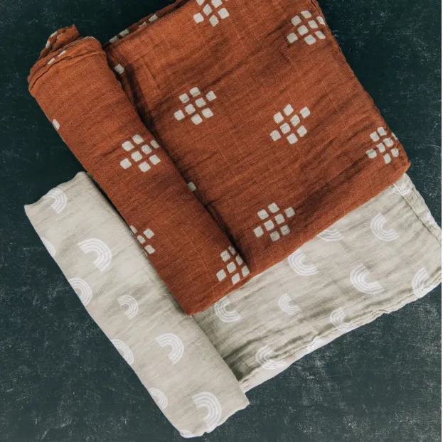 Chestnut Muslin Swaddle