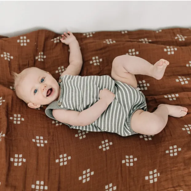 Chestnut Muslin Swaddle
