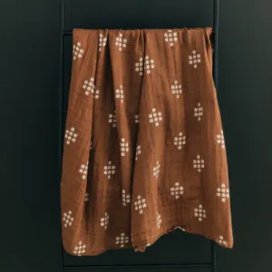 Chestnut Muslin Swaddle
