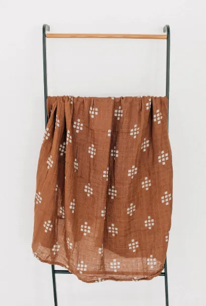 Chestnut Muslin Swaddle