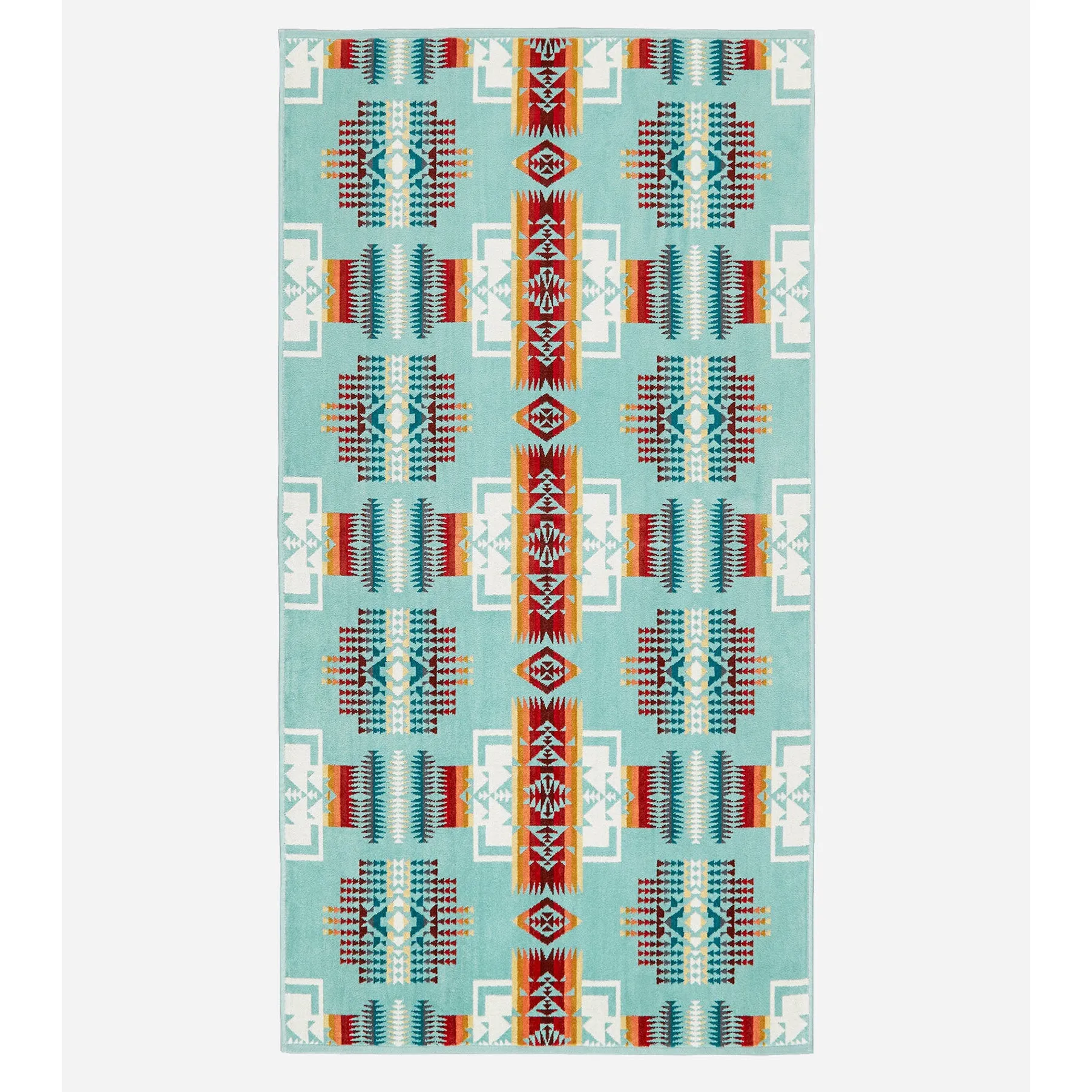 Chief Joseph Aqua Bath Towel