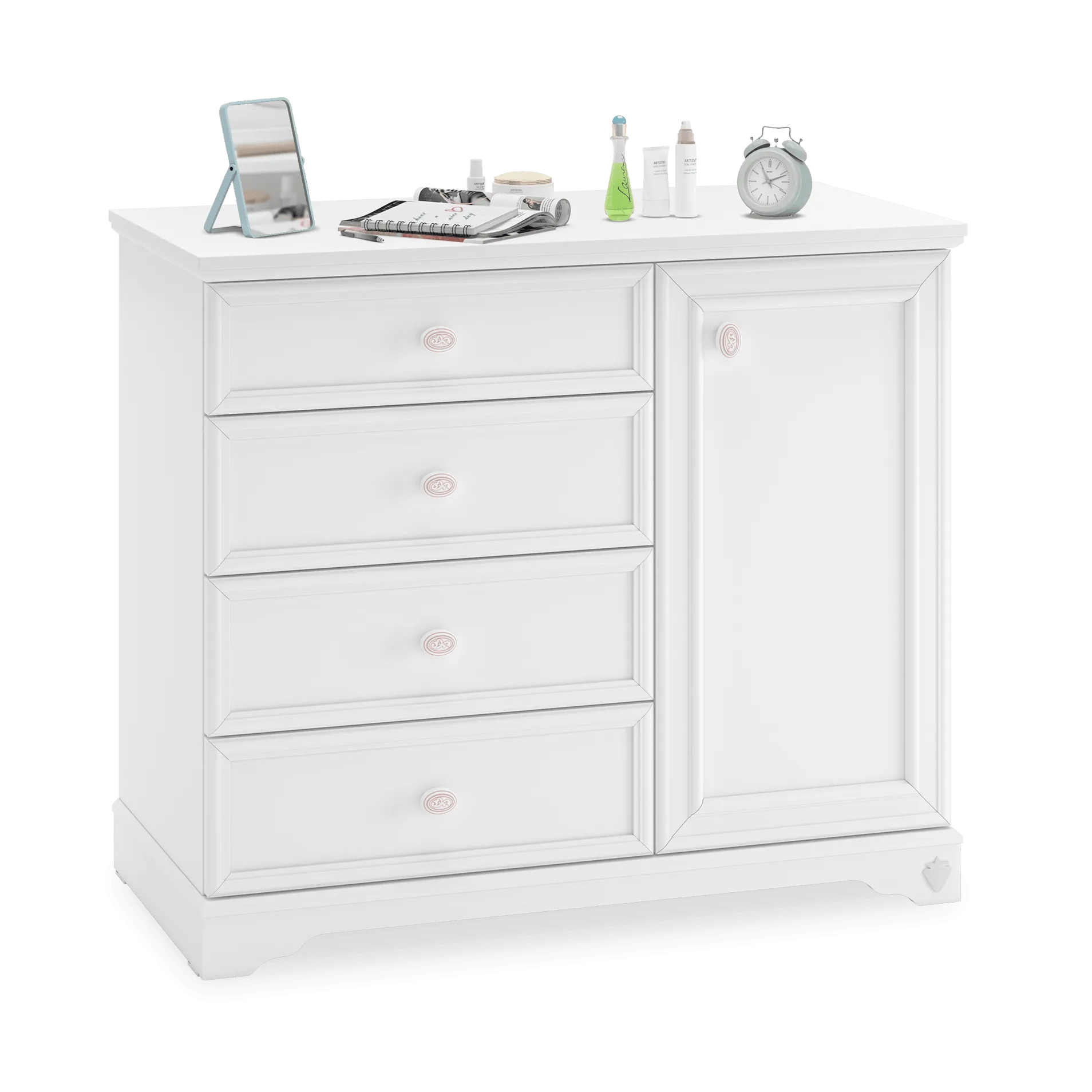Cilek Rustic White Dresser