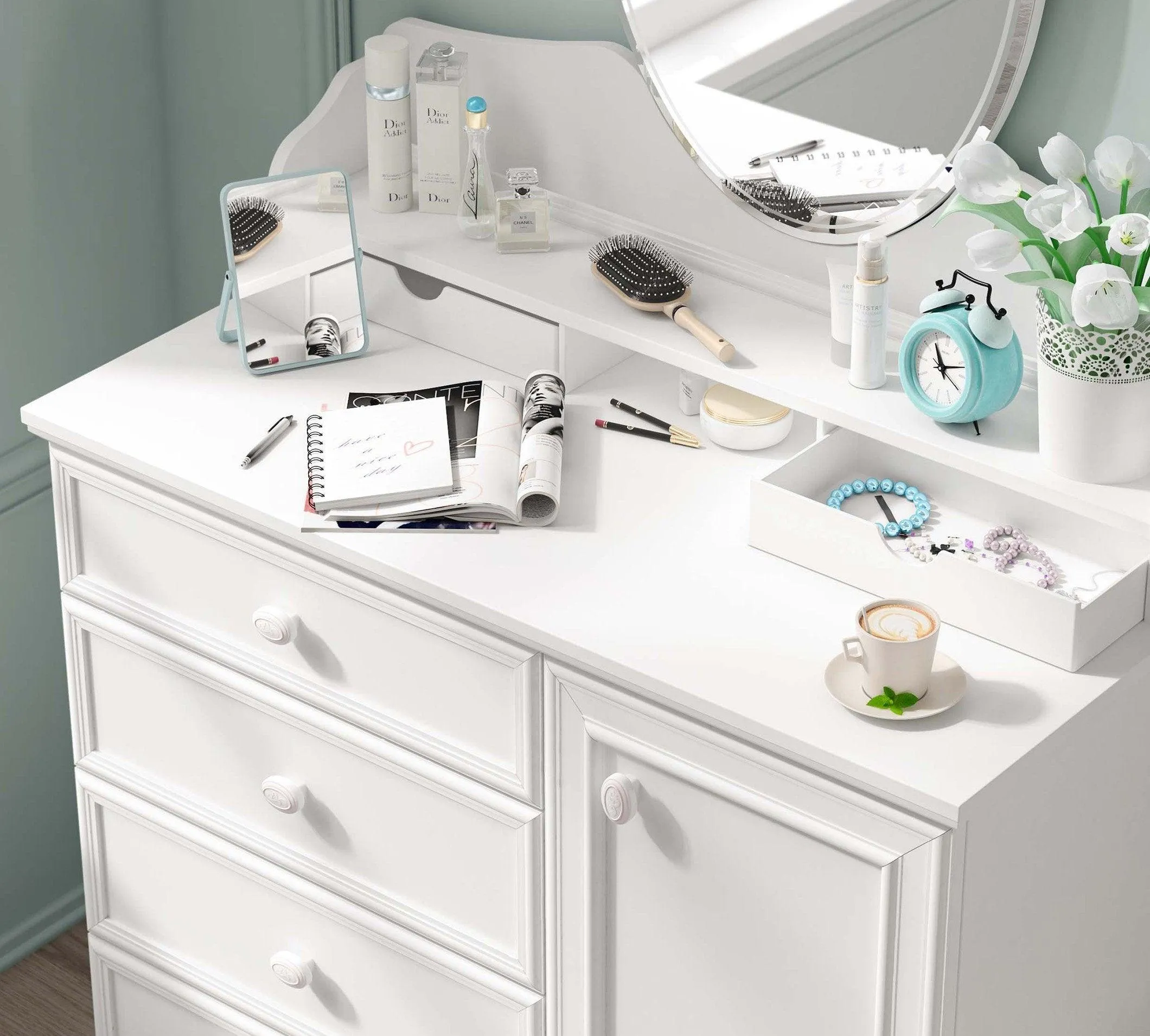 Cilek Rustic White Dresser