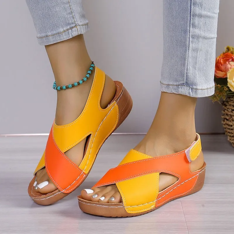 Cross-over Sandals