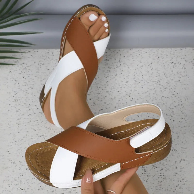 Cross-over Sandals