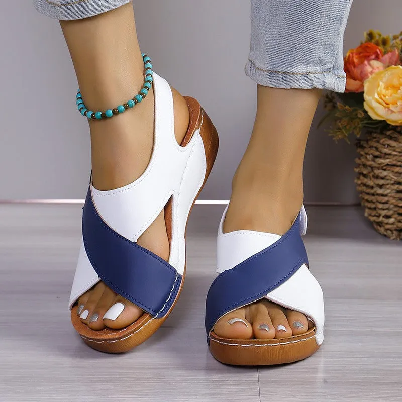 Cross-over Sandals