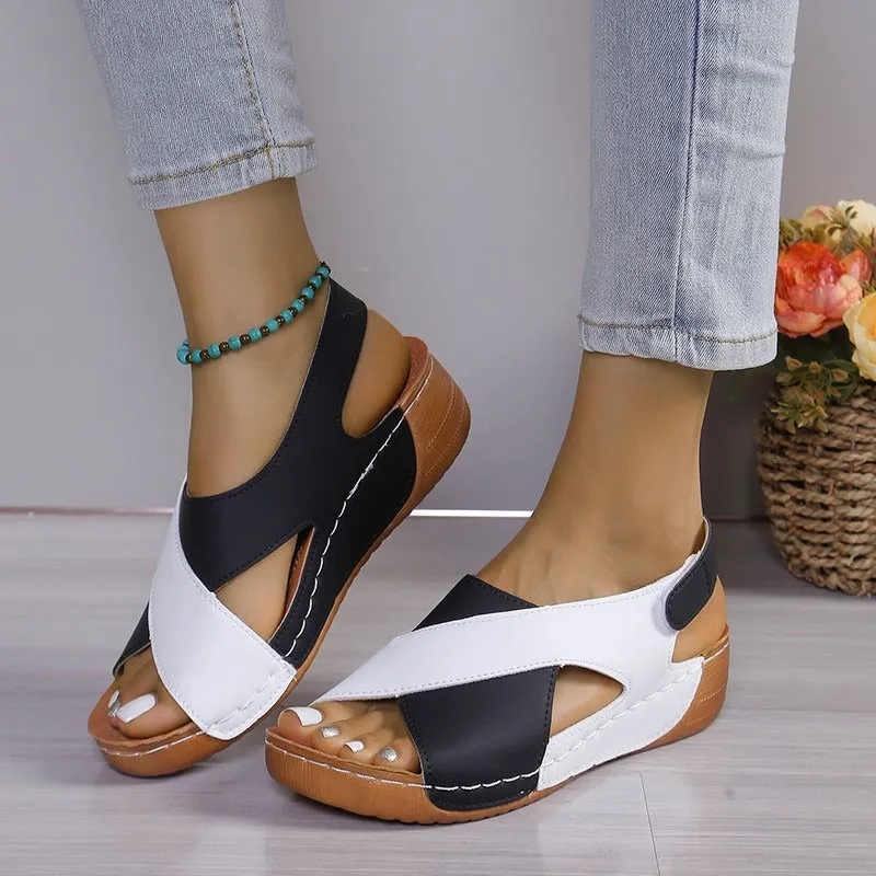 Cross-over Sandals