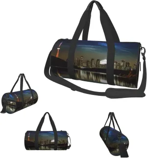 Duffle Bags Night Canada Gym Bag for Men Women Waterproof Travel Duffle Bags Convertible Carry on Garment Bag for Travel Sports