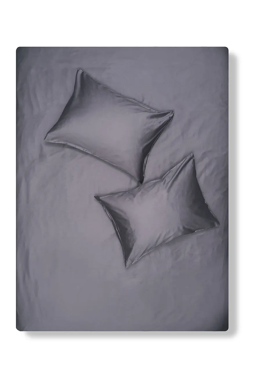 Egyptian Cotton Sateen Bedding in Anthracite Color