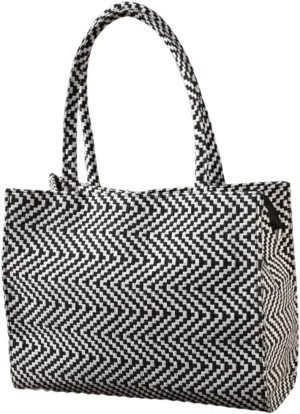 Fashion luxury tote bag cotton linen one shoulder handbag large capacity jacquard embroidery retro exquisite graffiti, shopping bag, tote shoulder bag