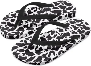Girls Flip Flops Sandals Beauty Mermaid Print Water Park Summer Beach Swim Pool Shoes for Kids
