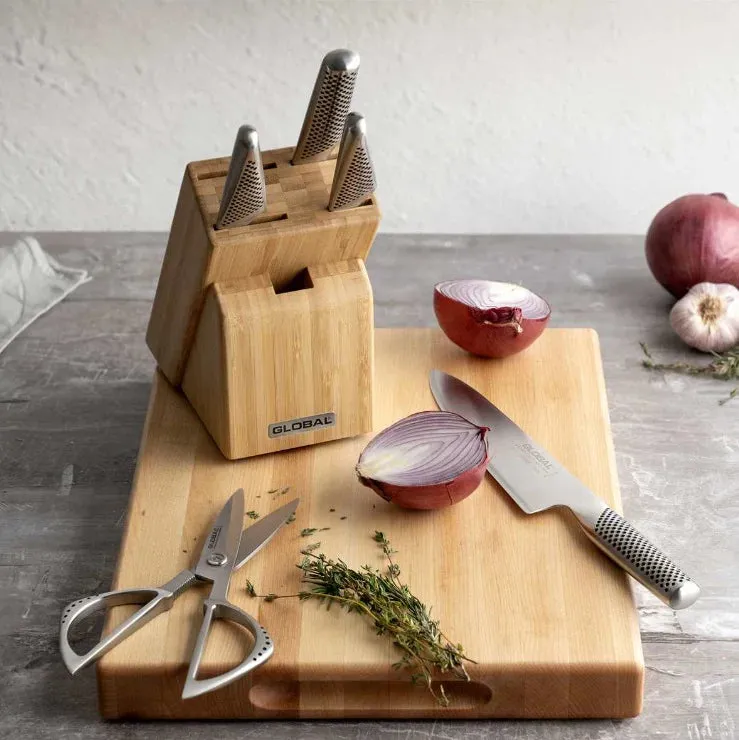 Global Takashi 6 Piece Knife Block Set - Made in Japan