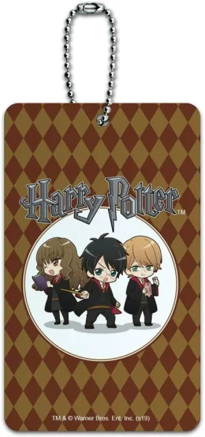 Harry Potter Anime Characters Luggage Card Suitcase Carry-On ID Tag