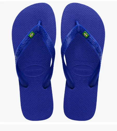 Havaianas Brazil Marine Blue Sandals
