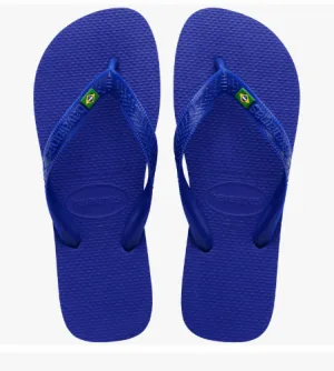 Havaianas Brazil Marine Blue Sandals