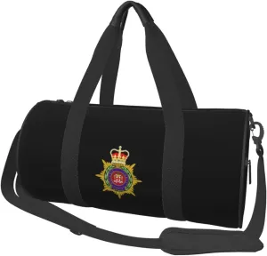 Jamaica Defence Force Convertible Garment Bag with Shoulder Strap, Carry on Garment Duffel Bag for Men Women - Rolling Foldable for Travel Luggage Bags (Black)