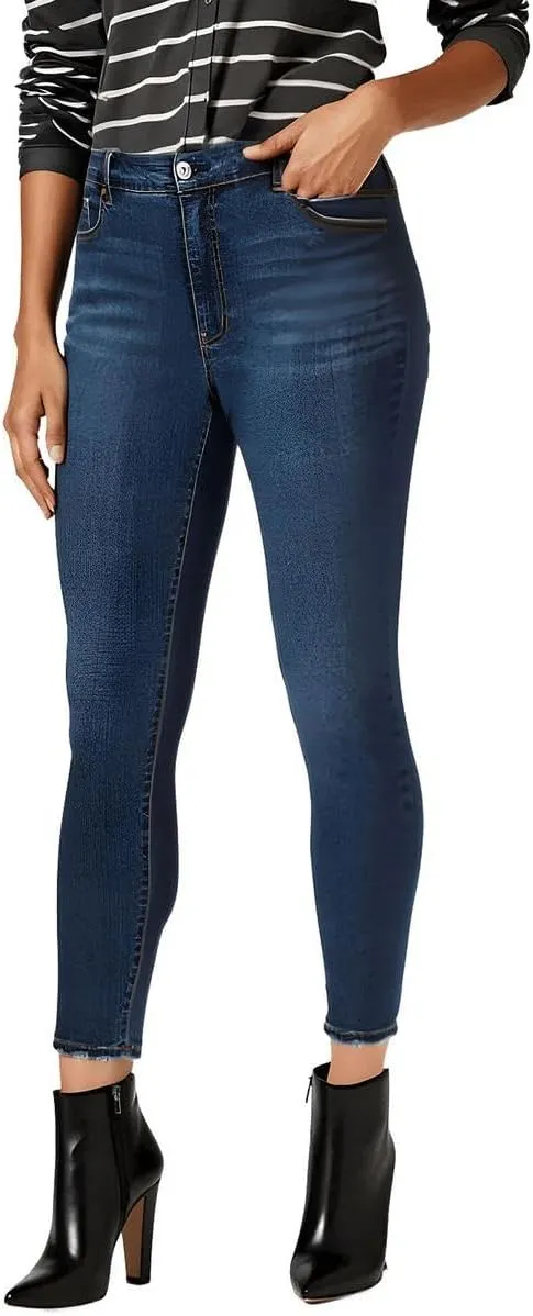 Jessica Simpson Women's Adored Curvy High Rise Ankle Skinny Jean