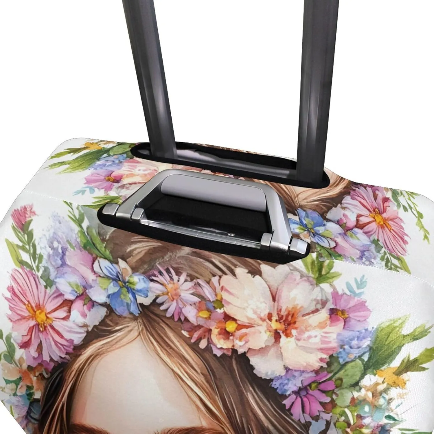 Joisal Flowers Beauty Suitcase Covers for Luggage Fit 18-32 Inch Luggage Covers Tsa Approved Scratch-Resistant Suitcase Accessories