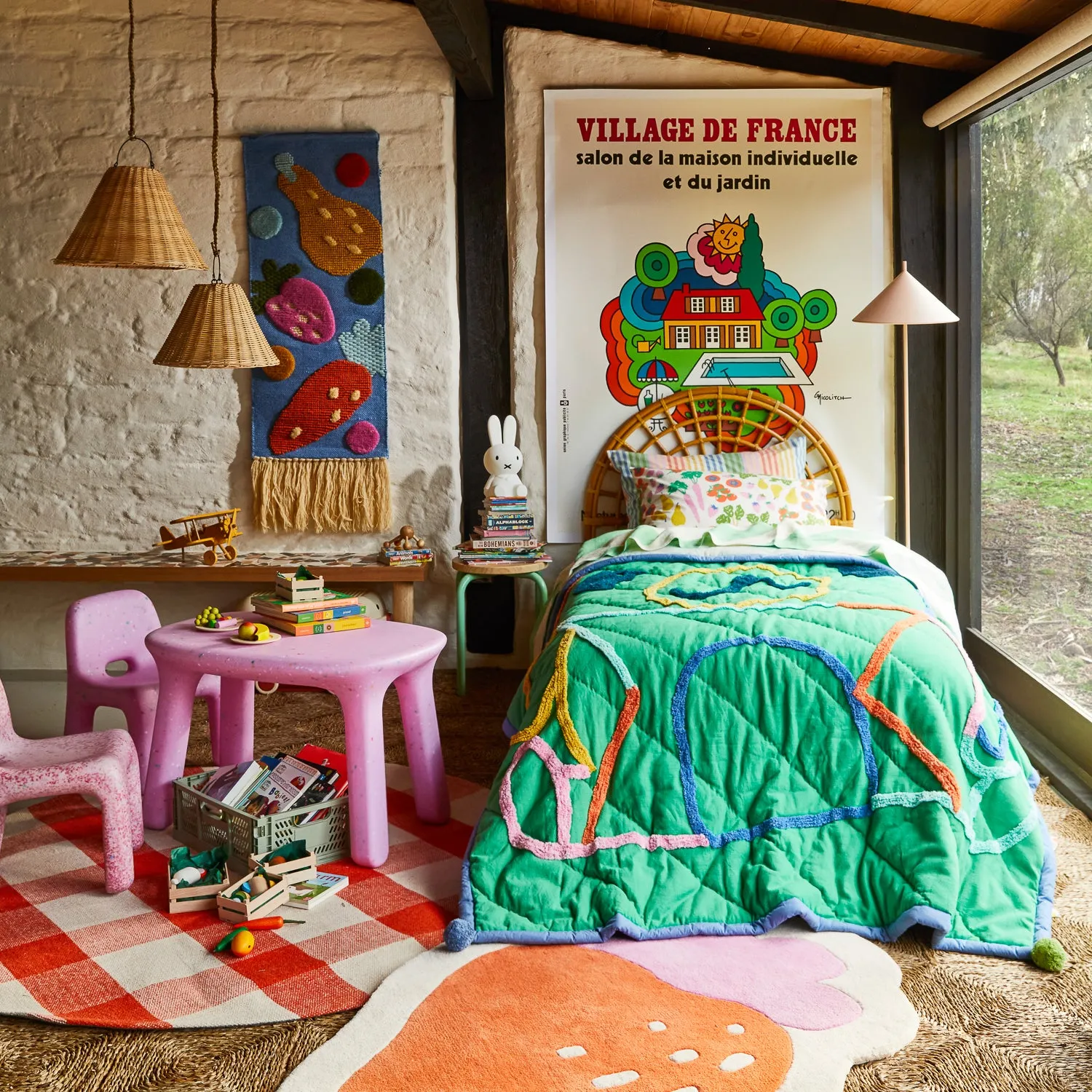 Judie Bear Bedcover
