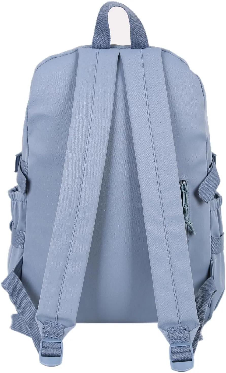Kawaii Backpack with Bear Plush Kawaii Pin Accessories Cute Aesthetic Bookbag School Bags for Girls Teen (Simple, Blue)