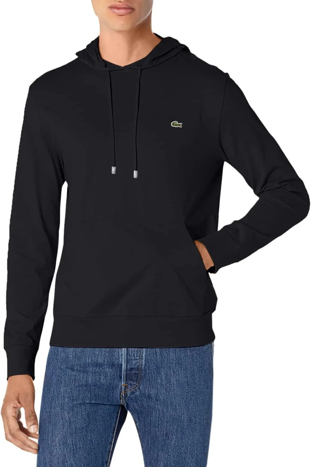 Lacoste Men's Long Sleeve Jersey Hooded T-Shirt, Th1485-51