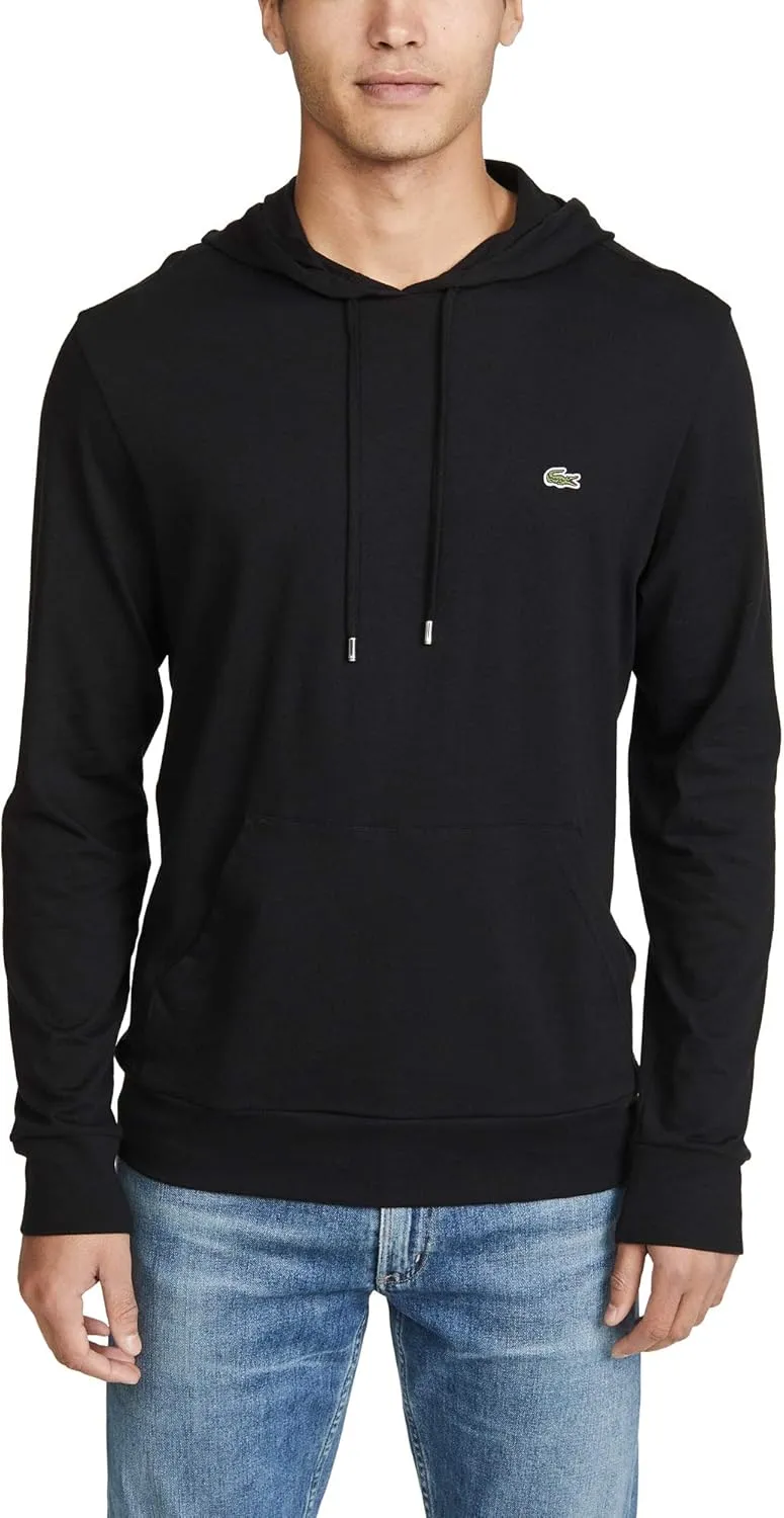 Lacoste Men's Long Sleeve Jersey Hooded T-Shirt, Th1485-51