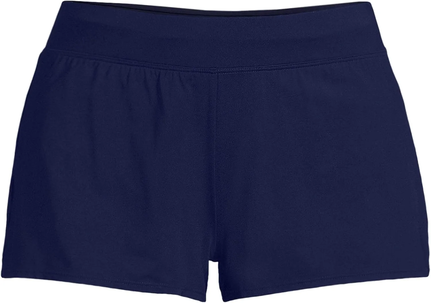Lands' End Women's Chlorine Resistant Smoothing Control Curvy 3" Swim Shorts