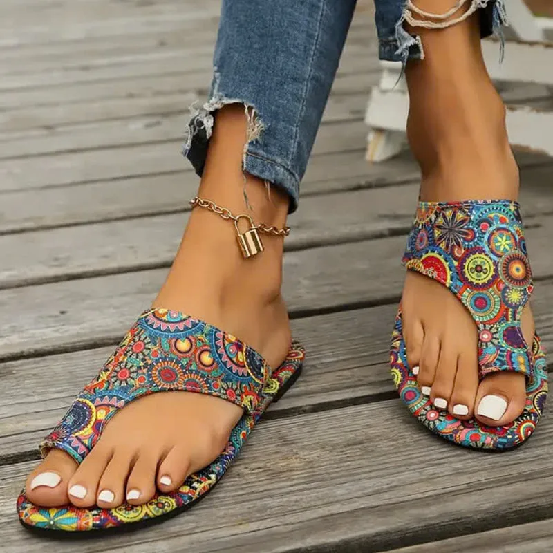Limited-time 50% saleWomens Lightweight Orthopedic Flat Sandals
