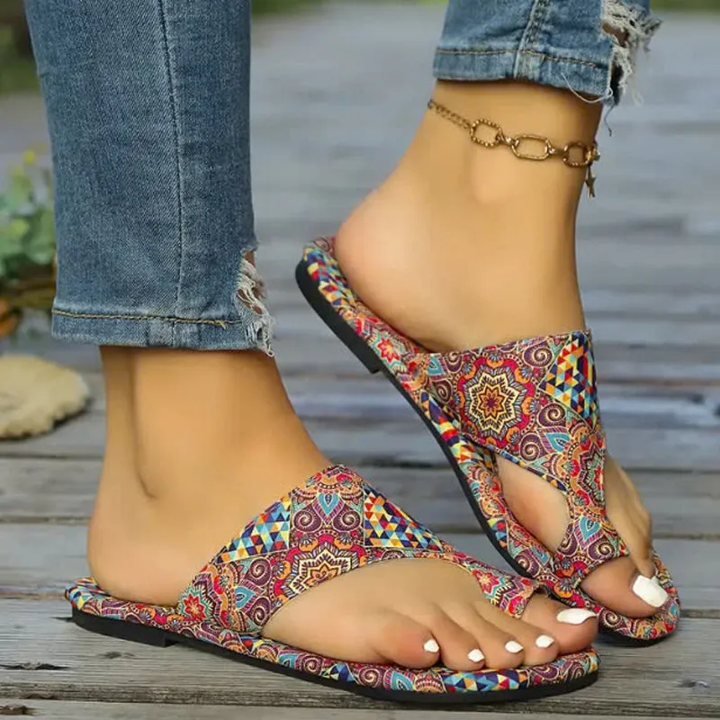 Limited-time 50% saleWomens Lightweight Orthopedic Flat Sandals