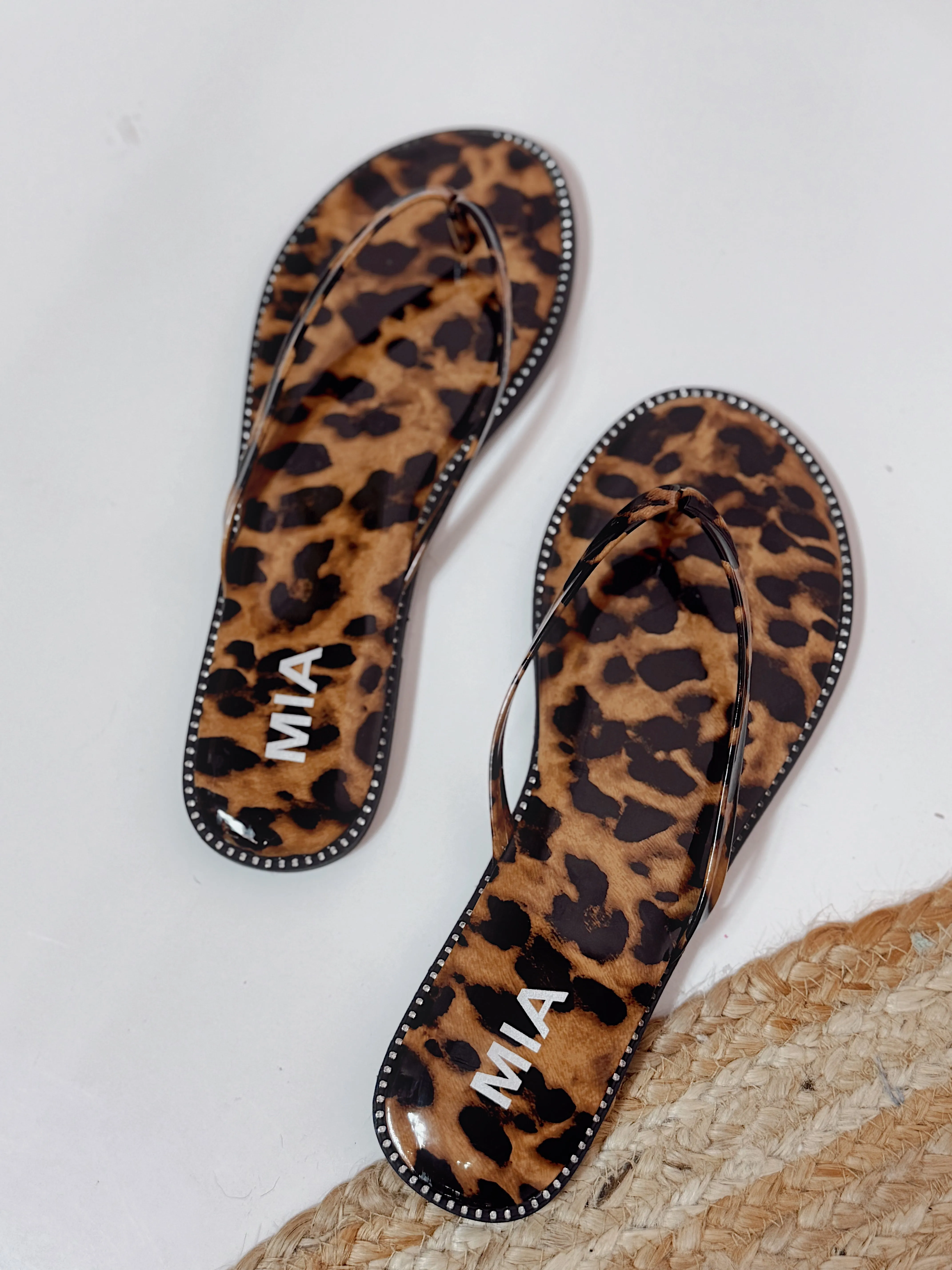 Mia - Aster Leopard Sandals