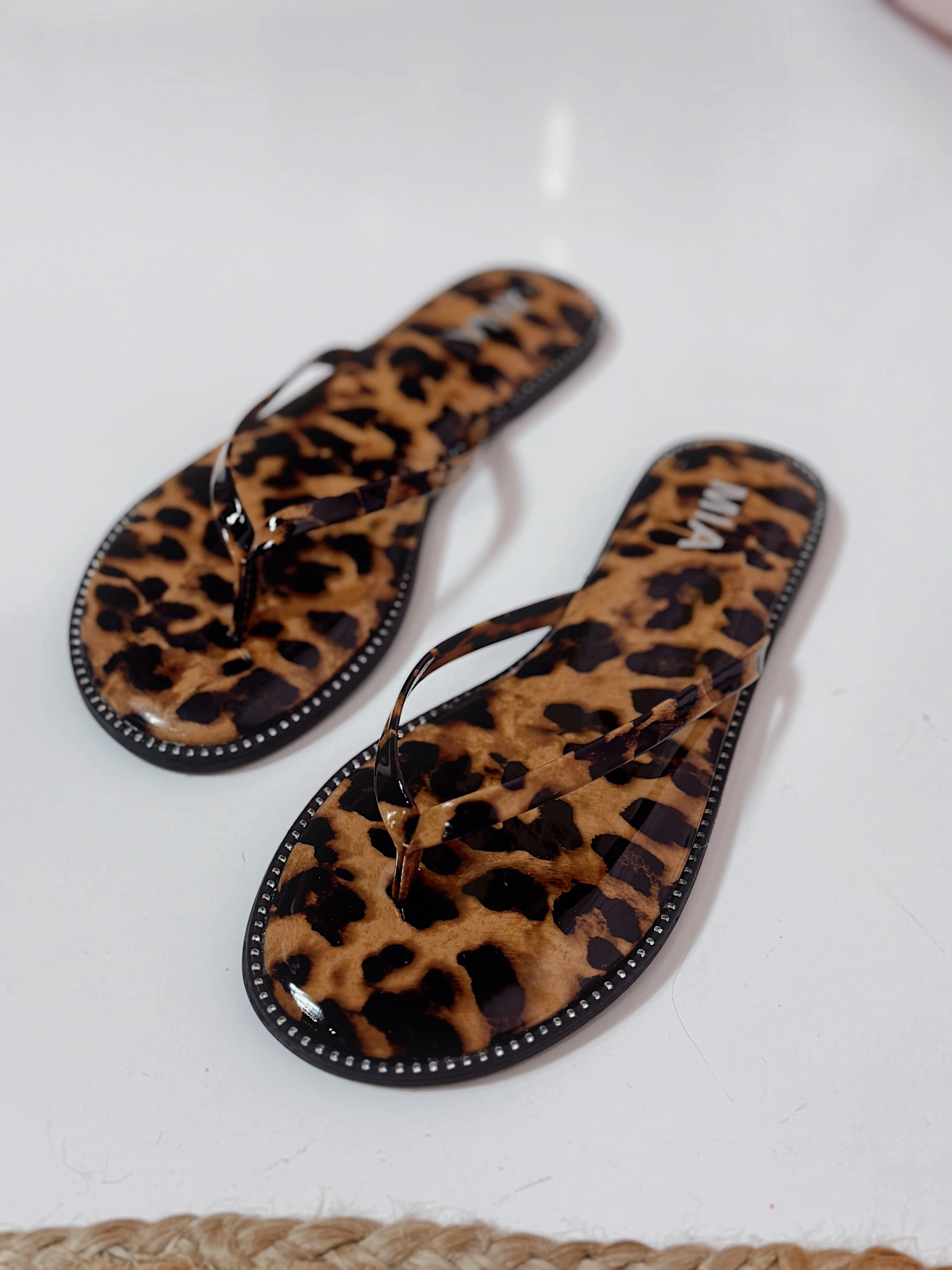 Mia - Aster Leopard Sandals