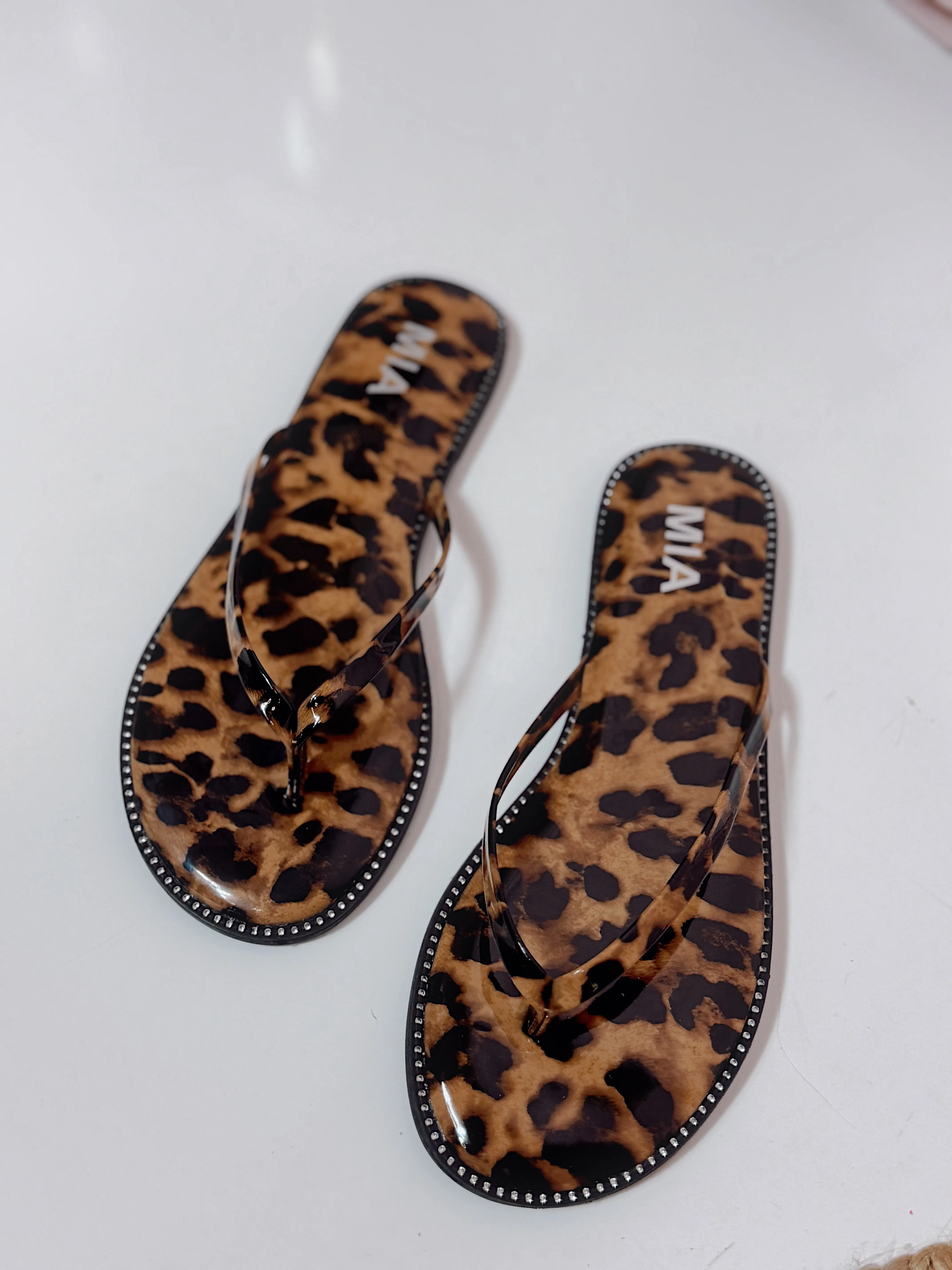 Mia - Aster Leopard Sandals