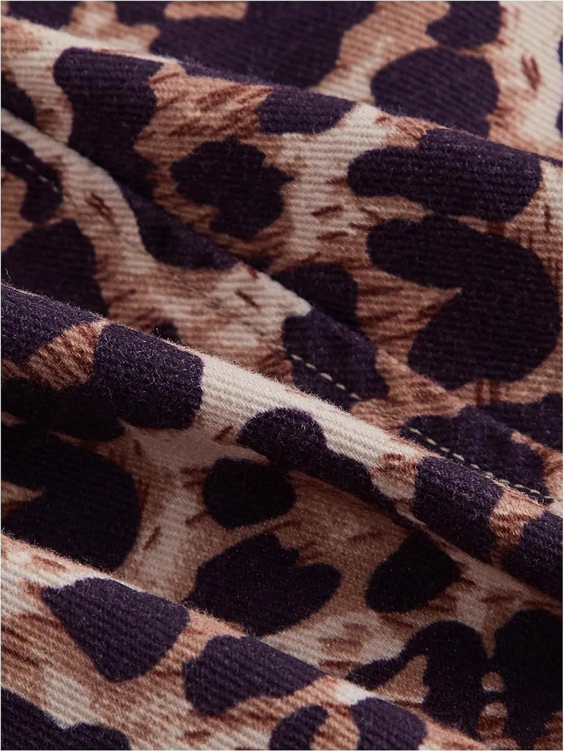 Milumia Women Leopard Print Vest V Neck Button Down Sleeveless Blazer Waistcoat