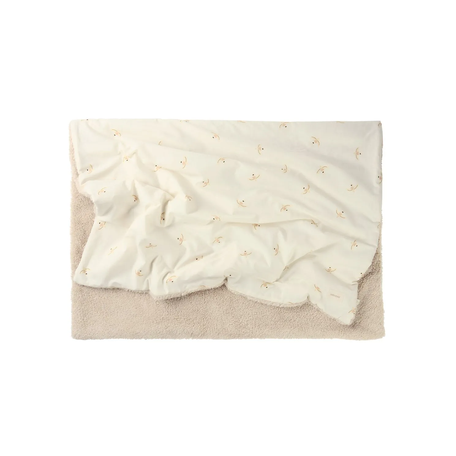 nobodinoz Stories Winter Kid Blanket Nude Haiku Birds Natural